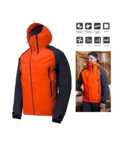 Men's 3-layer hardshell jacket ski jacket Heli 20K