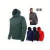 Men's knitted fleece hoodie Liska