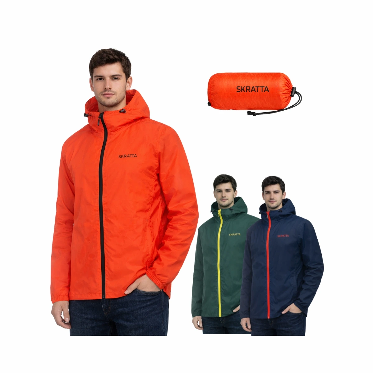 Men's rain jacket Malin