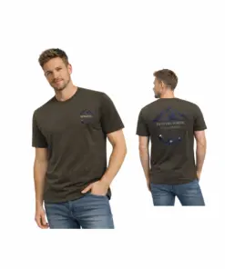 Bio-Baumwoll T-Shirt Herren – Loose Fit & Rundhals Camp