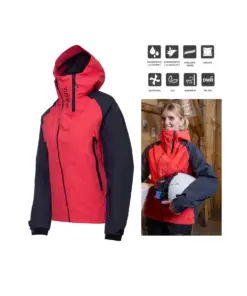 Women's 3-layer hardshell jacket Heli ski jacket 20K
