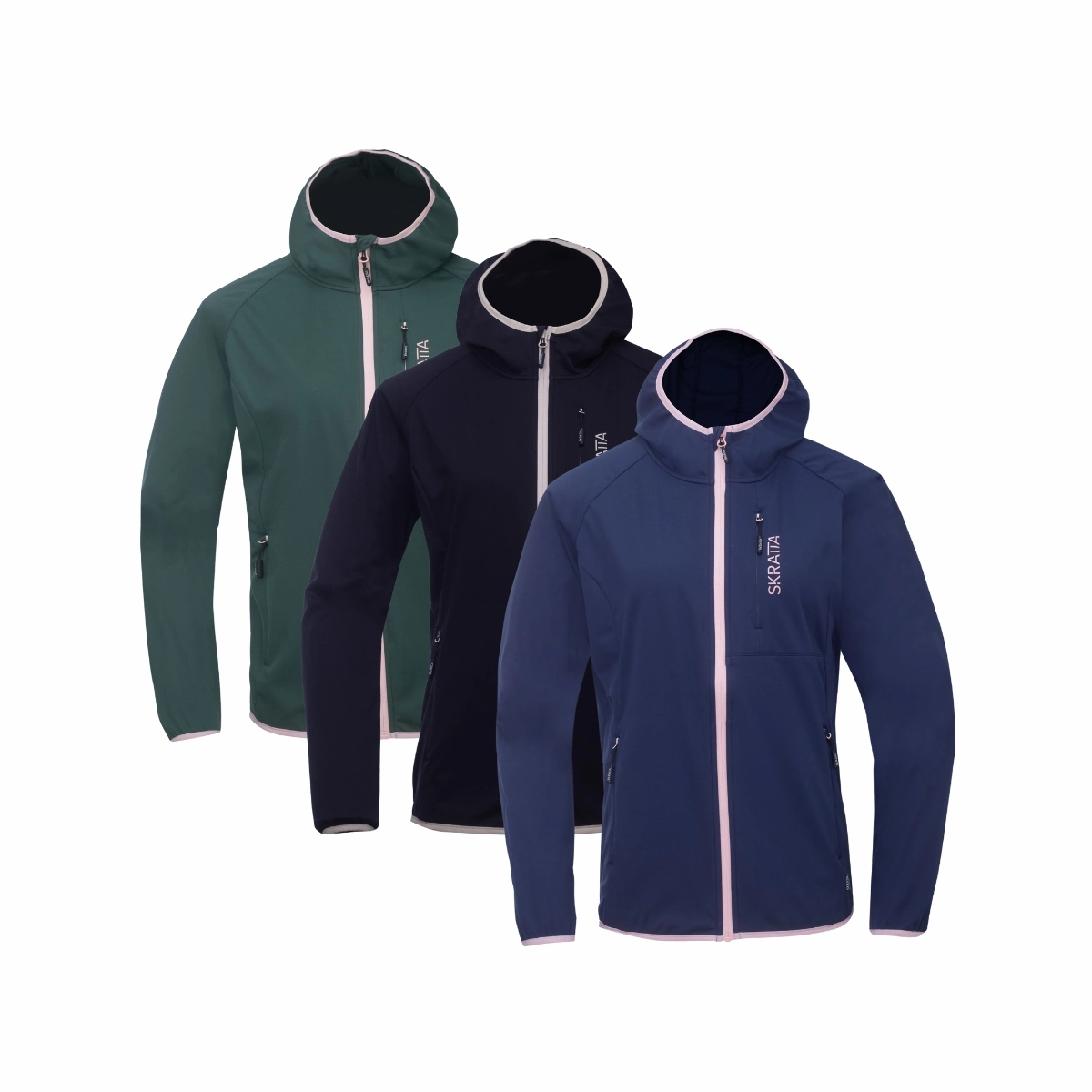 Skratta Softshelljacke Damen mit Kapuze Bente