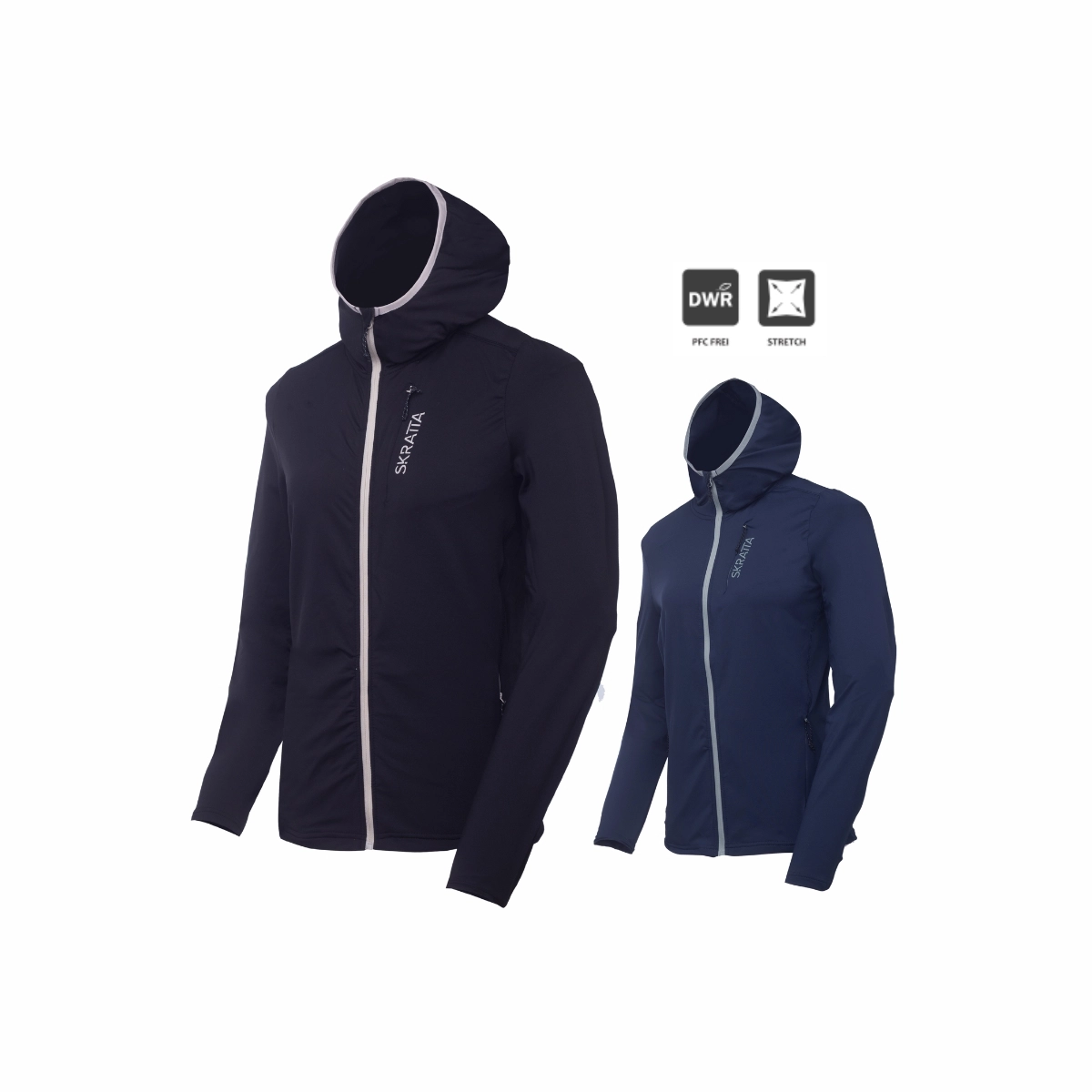 Skratta Powerstretch Second Layer mit Kapuze Damen Thyra