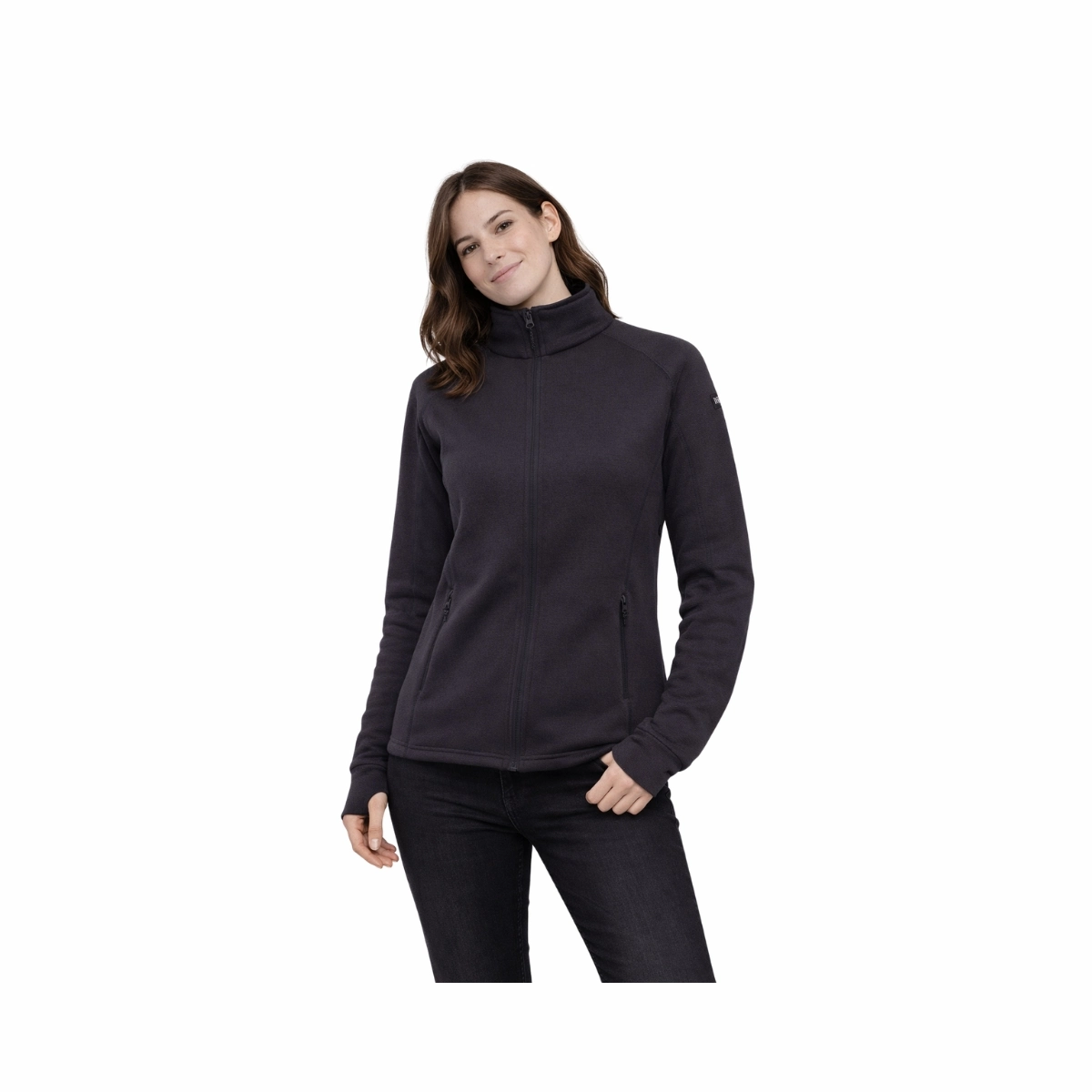 Ladies knitted fleece jacket Liska - Image 2