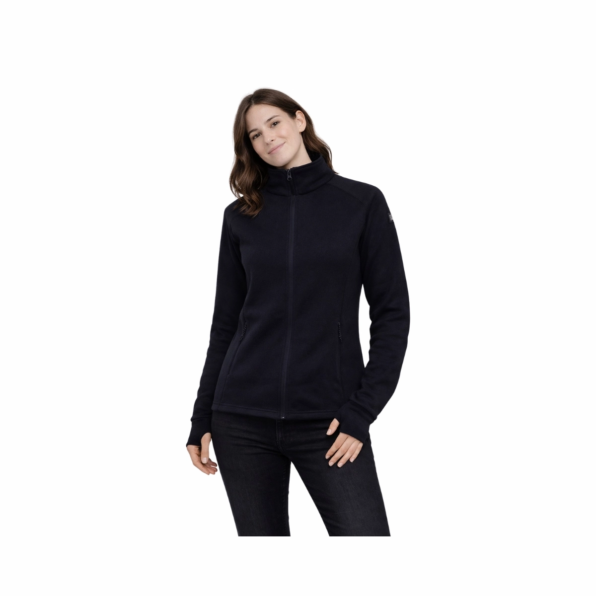 Ladies knitted fleece jacket Liska - Image 4