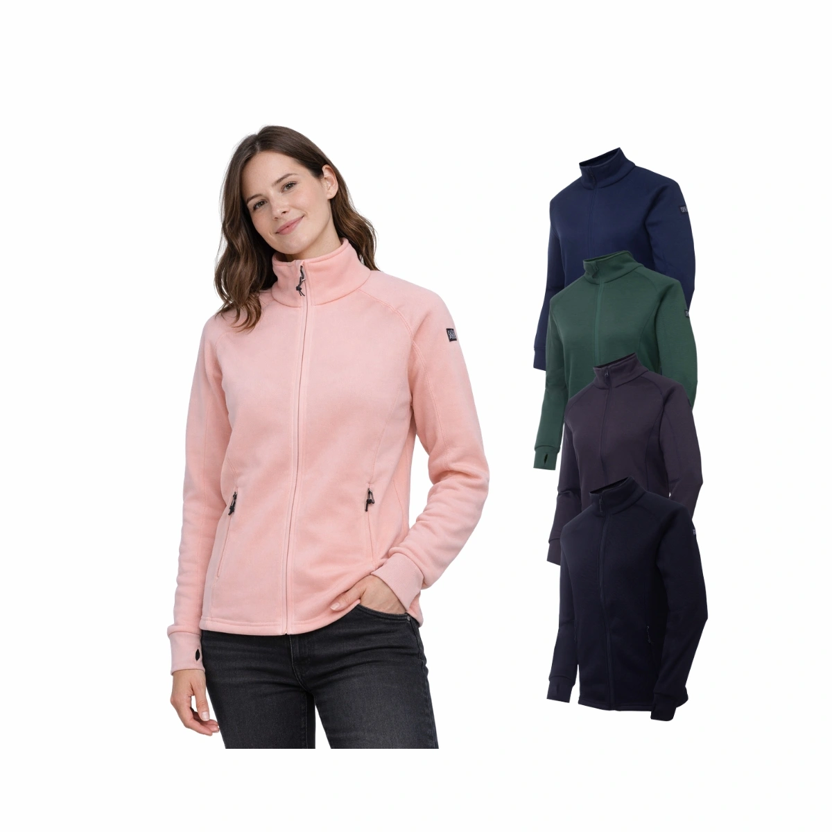 Skratta Strickfleecejacke Damen Liska