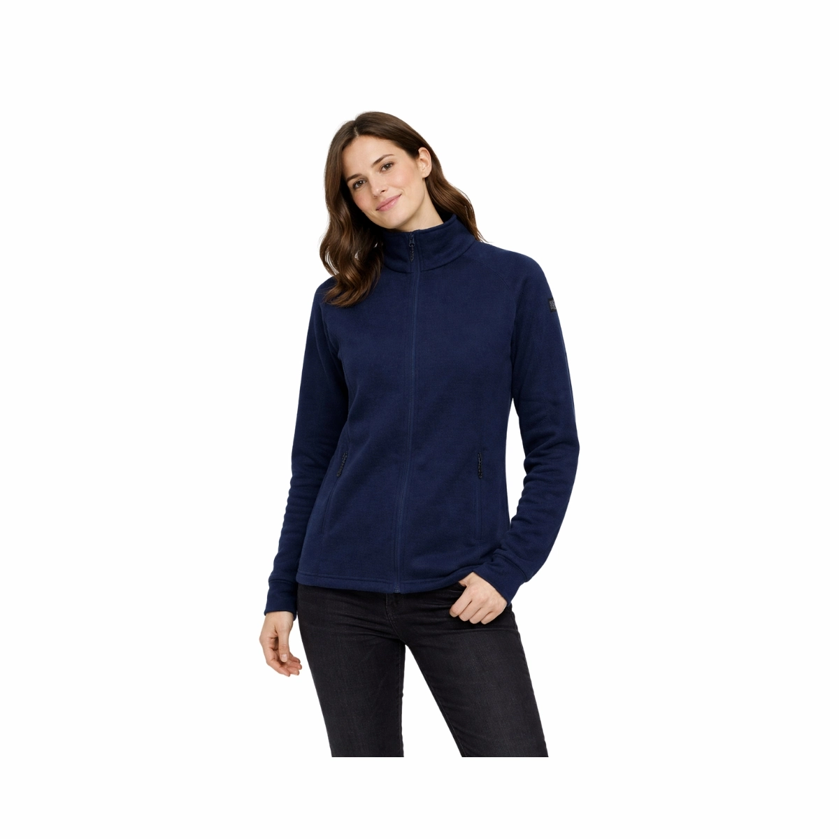 Ladies knitted fleece jacket Liska - Image 3