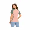 5923514 Skratta Bente T Shirt Damen Model Peach Back