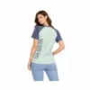 5923514 Skratta Bente T Shirt Damen Model PearlGrey Back