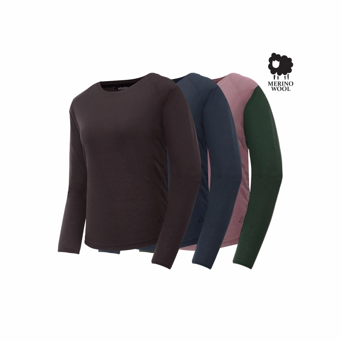 Skratta Merino Mix Langarmshirt Damen Thermounterwäsche Arne
