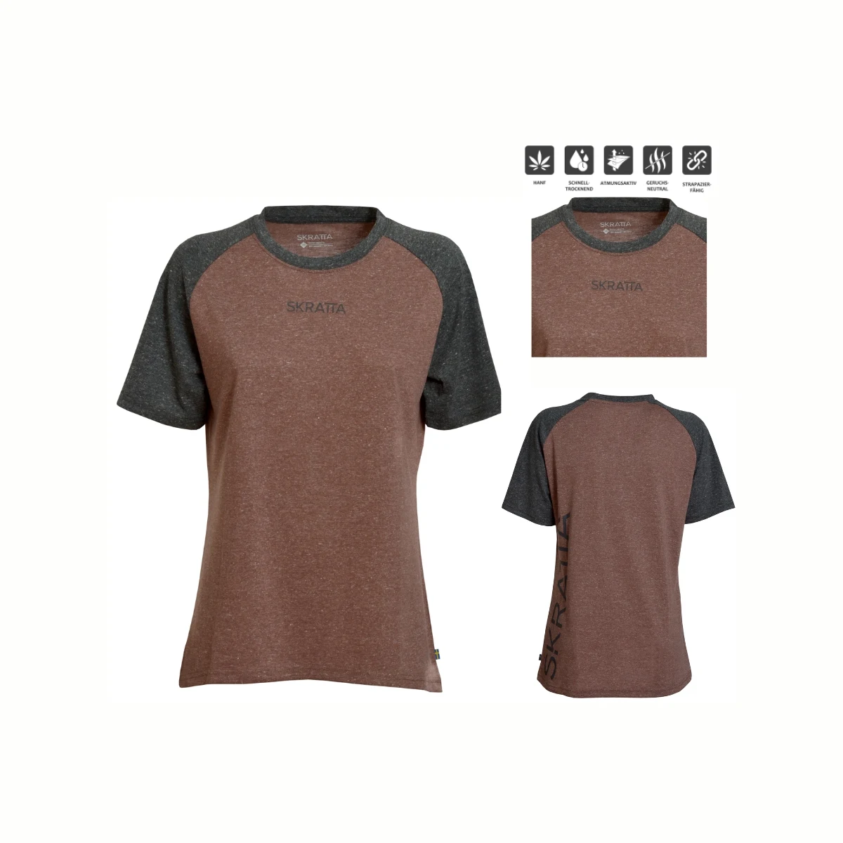 Skratta Damen Hanf Fahrradtrikot Bente