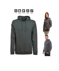 Skratta Unisex Pullover Hanf Hoodie Luca mit Kapuze