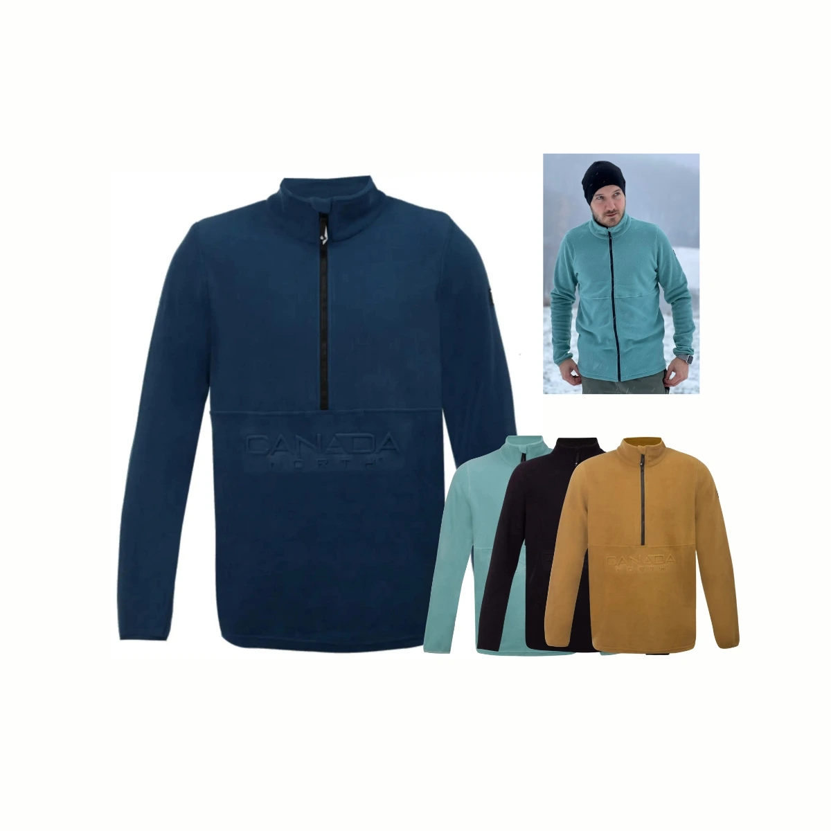 Canada North Fleecepullover Herren Cariboo