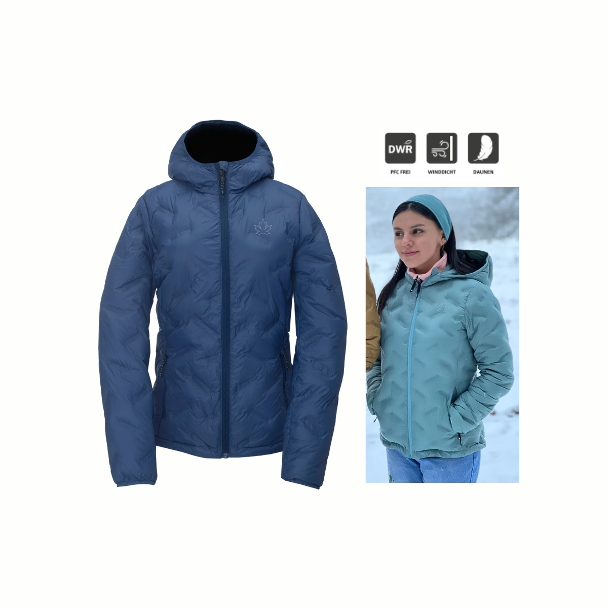 Canada North Leichte Daunenjacke Damen Bulkley