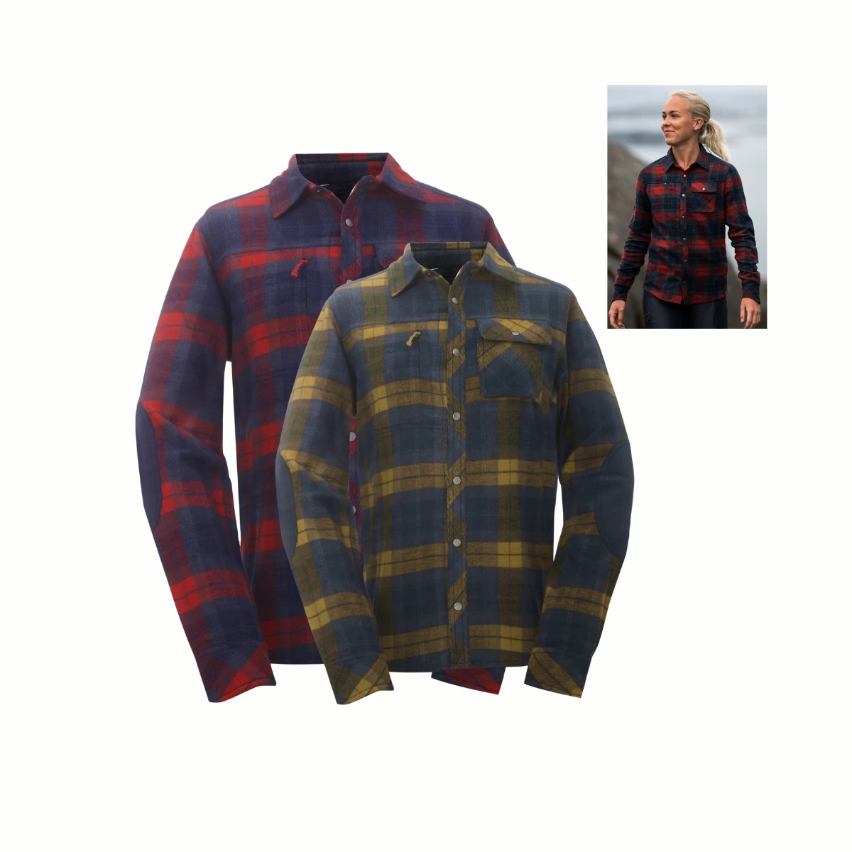 Damen Flannel Hemd Nechako