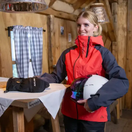 Damen 3 Lagen Hardshelljacke Heli Skijacke 20K – Bild 5