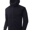 Liska fleece hoodie 5823125 black side