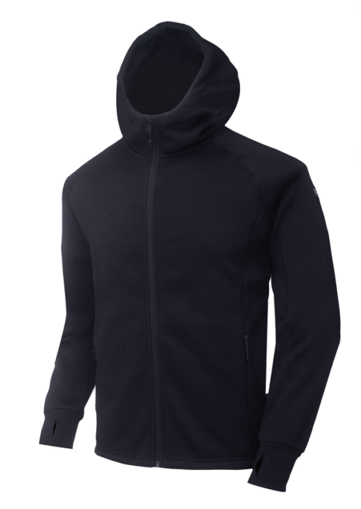 Skratta Strickfleecejacke Herren mit Kapuze Liska – Bild 2