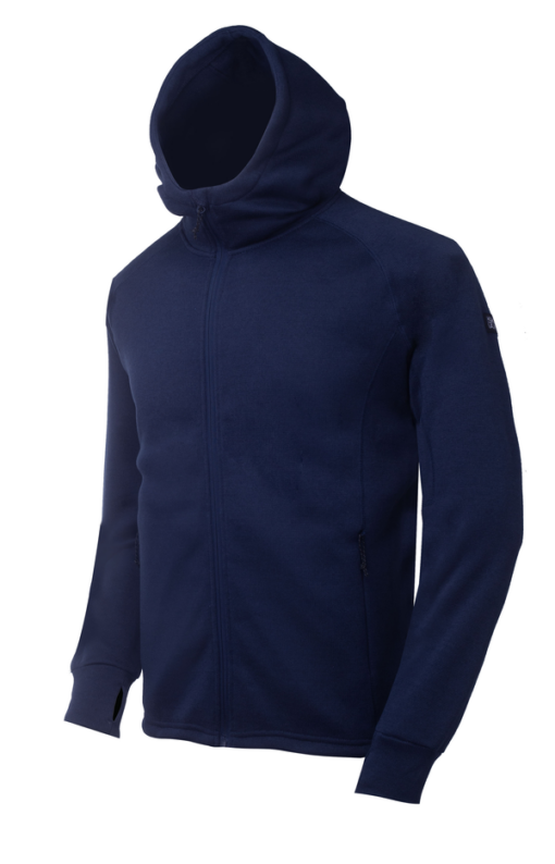 Skratta Strickfleecejacke Herren mit Kapuze Liska – Bild 3