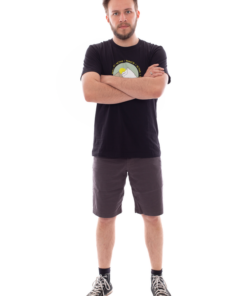 SKRATTA 5823341 Mens Shorts Brita Anthracite Front