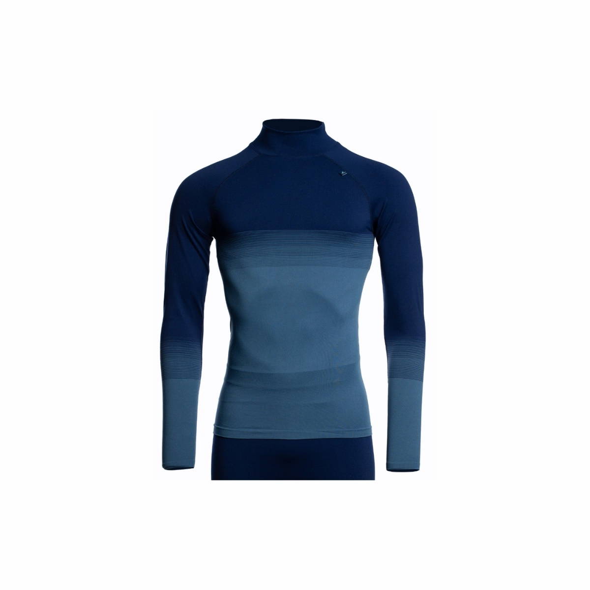 Herren Langarmshirt Stehkragen Ekorren