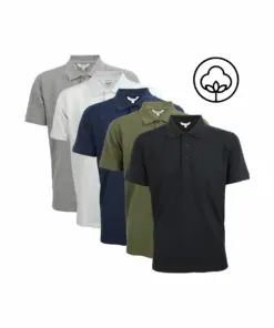 Revival Poloshirt Unisex Piké Baumwolle