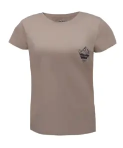 Damen Bio Cotton T-Shirt Mountains Ella