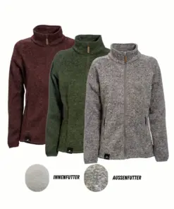 Frivild Sweden Strickfleecejacke Damen
