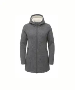 Alternative view of Frivild Sweden Strickfleecemantel mit Kapuze Damen