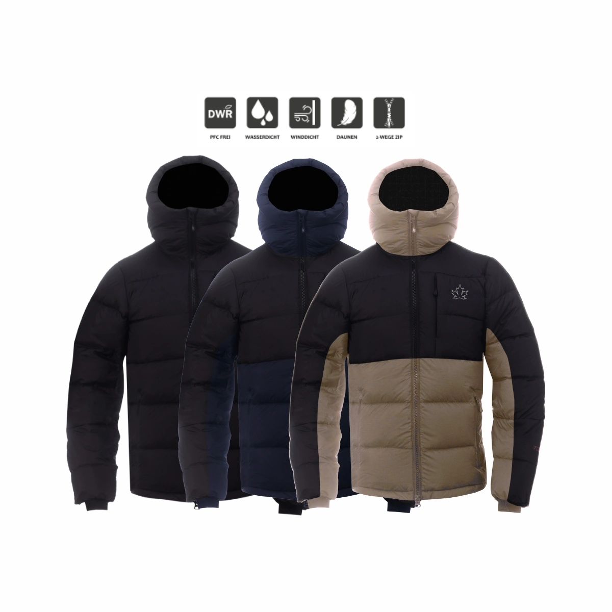 Canada North Unisex Daunenjacke Winterjacke Calgary Nunavut