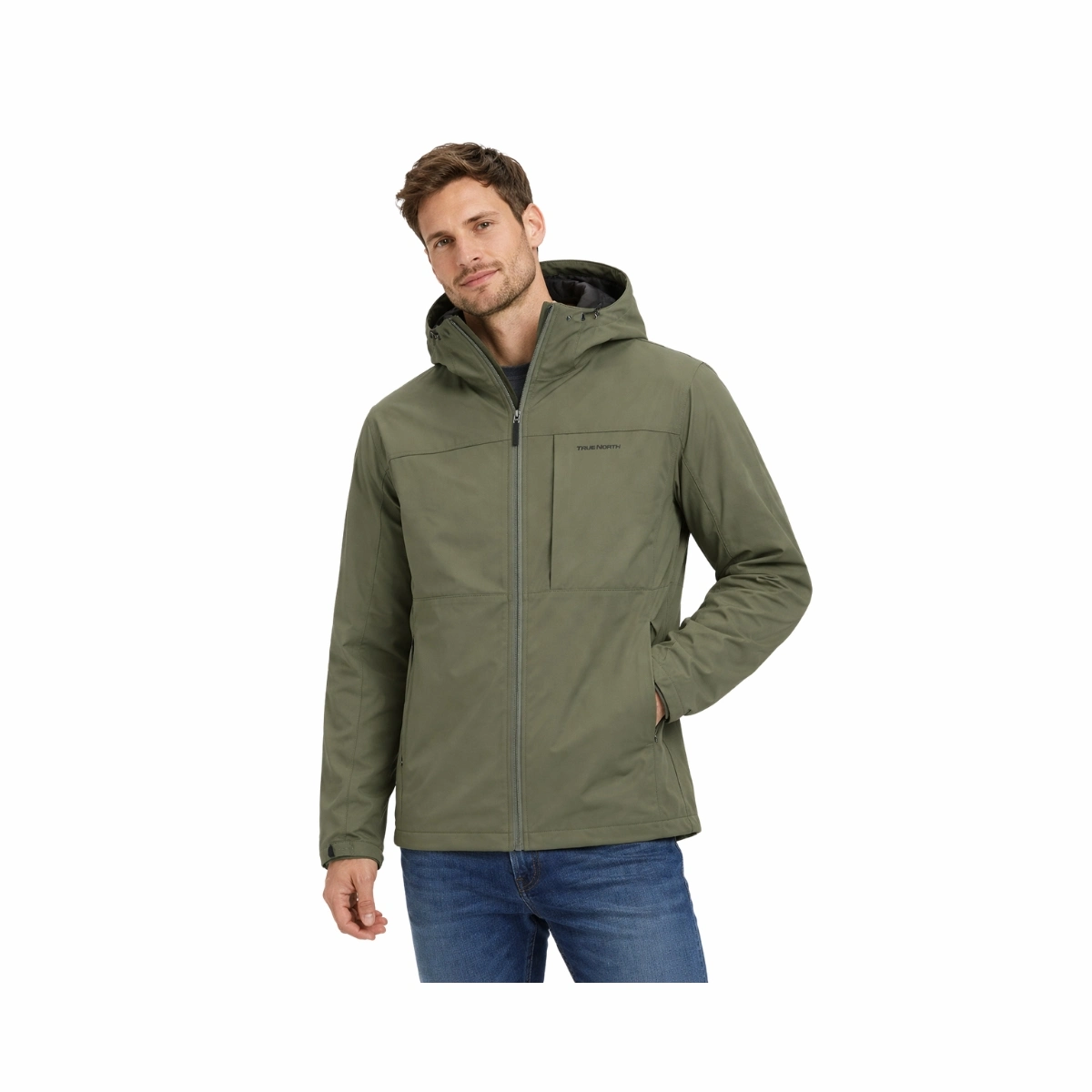 True North Herren Aquatex Softshelljacke mit Kapuze