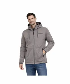 True North Herren Flatfleece Jacke mit Kapuze