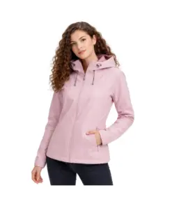 True North Damen Softshelljacke mit Kapuze