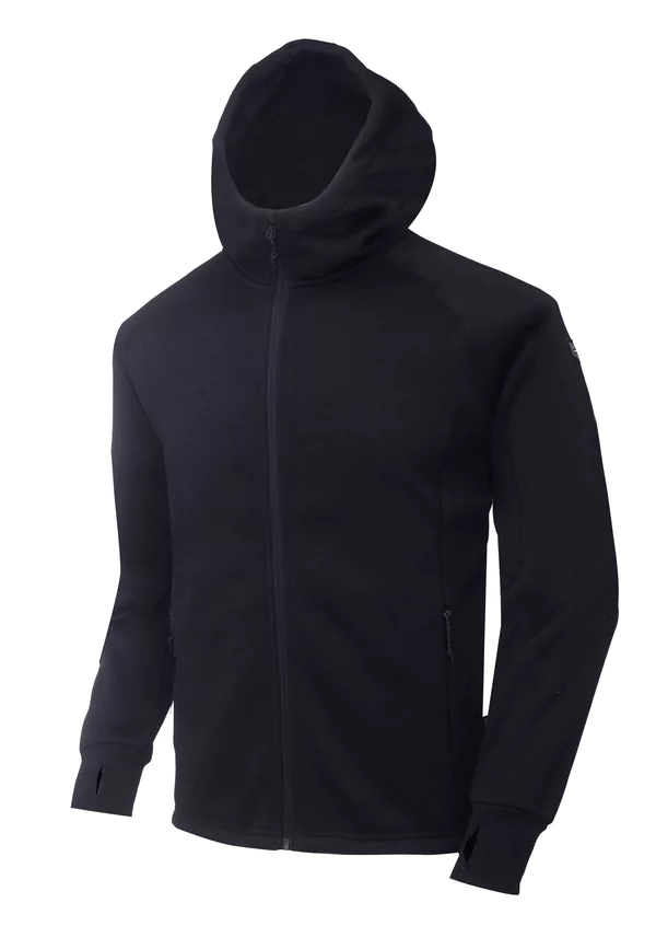Men's knitted fleece hoodie Liska - Image 2