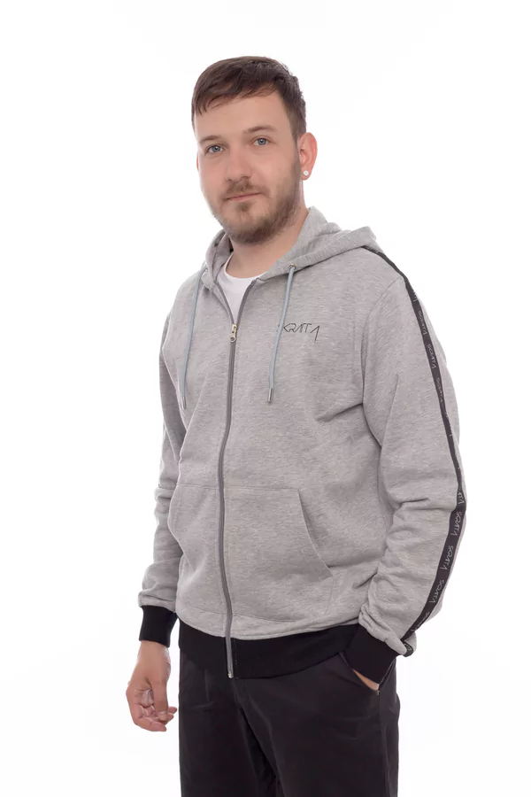 Skratta Hoodie Herren mit Reißverschluss Thor – Bild 4