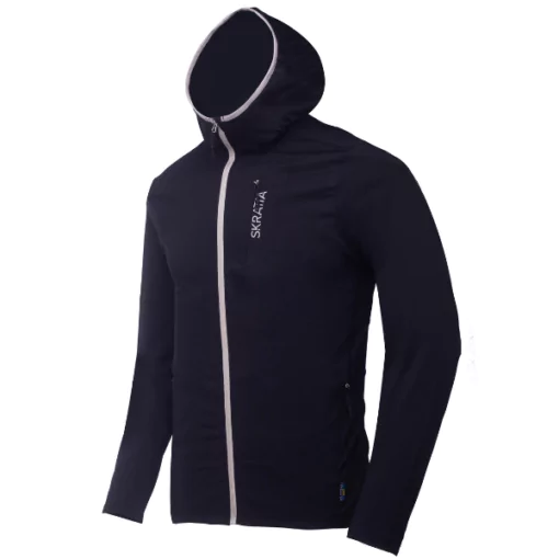 Skratta Powerstretch Fleecejacke mit Kapuze Herren Thyra – Bild 2